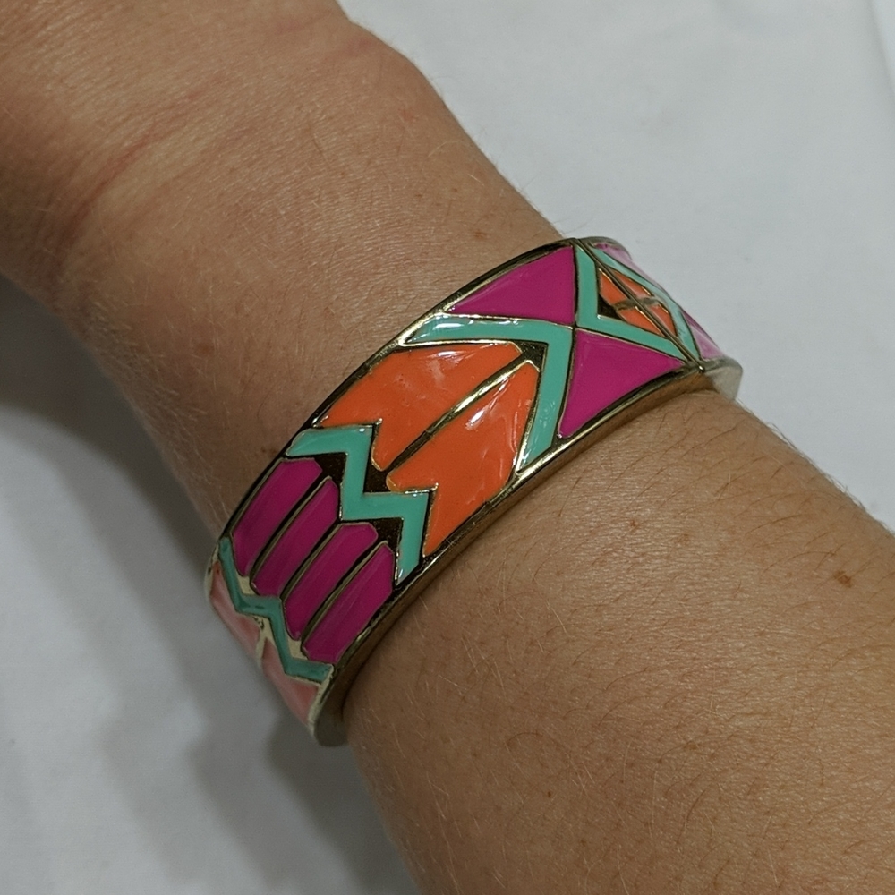 Multicolor Thick Bangle - Picture 5 of 5